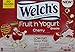 Welch's Cherry Fruit n Yogurt Snacks, 8 Pouches, 6.4 Oz (181.4g) 2-Packs
