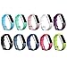 HWHMH Fitbit Alta Band, Watch Buckle Design, Replacement Bands with Chrome Watch Clasp and Fastener Buckle - Fix the Clasp Fall Off Problem (Note: Tracker NOT included)