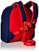 Dabbawalla Bags Harness Backpack, Red/Blue/White, Vintage Flyer Toddler