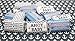 Nautical Ahoy Baby Shower Favor Stickers for Hershey's Miniatures Candy Bars (Set of 54)