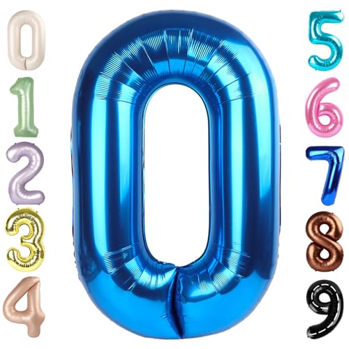 Number 0 Balloon Birthday Decorations