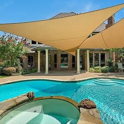 E.share 18' x 18' x 18' Triangle Sand UV Block Sun
