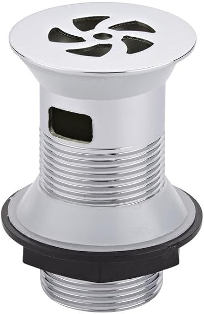 Milano Select Free Running Slotted Basin Waste Chrome Stainless Steel