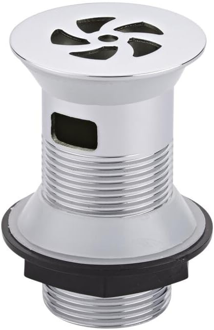 Milano Select Free Running Slotted Basin Waste Chrome Stainless Steel