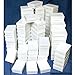 100 Cotton Boxes White Pendant Chain Jewelry Displays 3.25