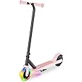 Hiboy ES1 Electric Scooter for Kids Ages 4-10, LED Light-Up Wheels & Side Lights, 5MPH Safe Speed, 6 Miles Range, Easy Kick-Start, Scratch-Proof Curved Edges - Safety E Scooter, UL 2272 Certificate