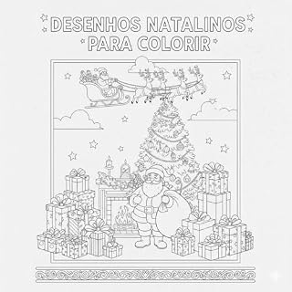 Livro Desenhos natalinos para colorir: colorir