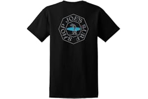 JOE'S USA Joe's Surf Shop Graphic Heavyweight Cotton T-Shirts in Regular, Big & Tall