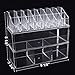 SONGMICS 3 in 1 Vanity Organizer Clear Makeup Brushes Storage Holder UJMU05T
