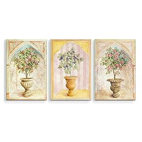 Abstract Watercolor Vases Painting Artwork for Home Framed...