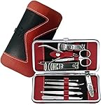 Manicure Pedicure Set Nail Clippers - 10 Piece Stainless Steel Hygiene Kit - Toenail Clippers Includes Cuticle Remover with Portable Travel Case Beauty Care Tools - Beauty Bon