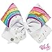 Large Hair Bow - Mermaid with Metalic Gold Stars- Sticker Patch Set Included