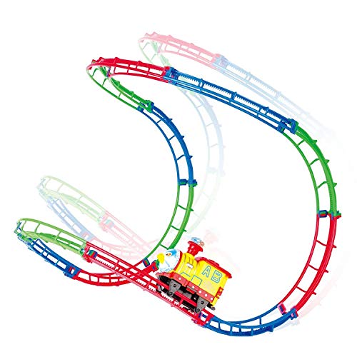 image for TCAR Electric 3D Stereo Track Happy Roller Coaster Harmony Number Chil