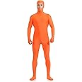ATHX Men's and Women's Spandex Open Face Bodysuit Costume Adult Stretchy Halloween Cosplay Body Suit Zentai Suit Outfits