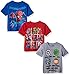 Marvel Toddler Boys' Avengers Superhero 3-Pack Short Sleeve T-Shirt