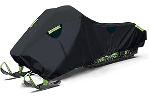 CHE YI BAO Snowmobile Cover Universal Waterproof Skiing Mobile Snowmobile Cover Storage Dust Proof 420D Heavy Duty Snowmobile Cover (M Fits up to 115''x W 51''x H 49'')