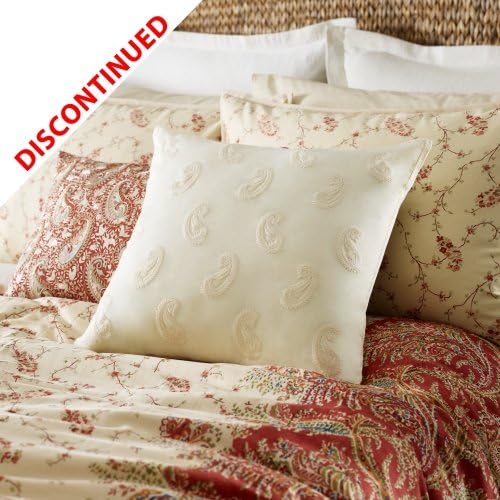 Amazon Com Ralph Lauren Mirabeau Paisley Cream Decorative Throw