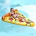 Luxury Inflatable Pizza Pool Float - Includes Pump - Giant Slice of Pizza Swimming Pool Raft