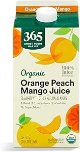 365 By Whole Foods Market, Organic Orange Peach Mango Juice, 52 Fl Oz
