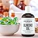 Better Shea Butter Organic Almond Oil | 100% Pure, Cold-Pressed | Natural Massage Oil for Body and Face | 4 oz