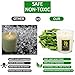 Highly Citronella candles Set of 20, Citronella, Rosemary, Sage, Lemon Grass blend, Essential Oils, Votive Candles in Clear Glass. Burns upto 12-15 hours each. Great Gift for Home, Patio, Gardens