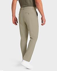 SNOWTEN Mens Golf Pants Classic Fit Stretch Work
