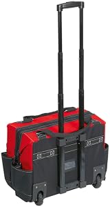 Sealey AP512 Heavy Duty 450mm Wheeled Tool Storage Bag with Multiple Pockets view 5