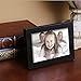 Adeco 4x6 Black Wood Decorative Picture Frame - Wall hanging or Table Top Desktop Display - Made to Display 4x6 Photo