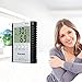 Samshow Hygrometer Thermometer, Digital Humidity Monitor with Temperature Monitor, Indoor/Outdoor Thermometer, Probe, Temperature Gauge Humidity Meter Battery Included
