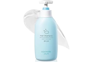 GOONGBE Kids Hair Shampoo - Korean Kids Shampoo for Dry, Sensitive Skin & Scalp with Green Tea & Wheat Protein - Silicone Free Formula - Hypoallergenic & Gentle Cleanses, 11.8 fl.oz.