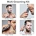 Solimpia Cordless Men’s Beard Trimmer Nose Trimmer Kit for Men Body Trimmer Hair Trimmer for Nose Ear Body Shaver for Men Grooming Kit Waterproof USB Rechargeable