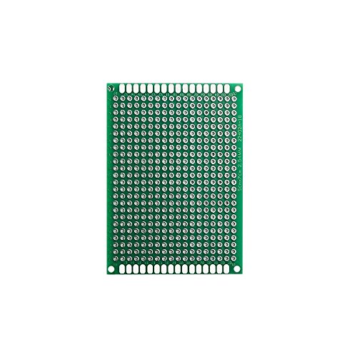 20 Pcs PCB Board, iFergoo Double Sided Printed Circuit Protoboard Universal PCB Circuit Board for DIY Soldering and Electronic DIY Projects in 4 Size 5x7cm, 4x6cm, 3x7cm, 2x8cm