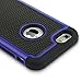 iPhone 6S Case,iPhone 6 Case, ULAK KNOX ARMOR iPhone 6S 4.7 Case Shock Absorbing Hybrid Rugged Slim Cover Shell w/ Plastic Outer & Rubber Silicone Inner Cover (Navy Blue)
