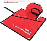 FTVOGUE Red Roll Up Tool Bag Wrench Spanner Screwdriver Pliers Storage 10 view 5
