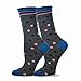 TeeHee Women's Ladies Value 6-Pair Crew Socks (Polka Dots Scallop)