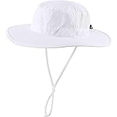 Connectyle Men's Sun Hat UPF 50+ Wide Brim Bucket Hats for Fishing Hiking Gardening Adjustable Boonie Hat Outdoor Safari Hats
