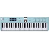 Arturia KeyLab Essential mk3 USB MIDI Controller, 61 Key - Aquamarine | Scale Chord and Arpeggiator modes, deep DAW integration, 2000 Analog Lab V presets, RGB-backlit velocity and pressure pads