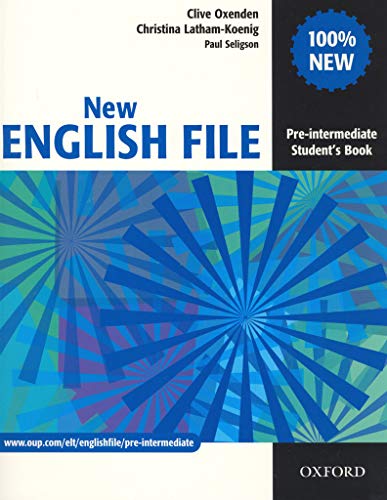 New English File Pre Intermediate Student s Book Six level General 