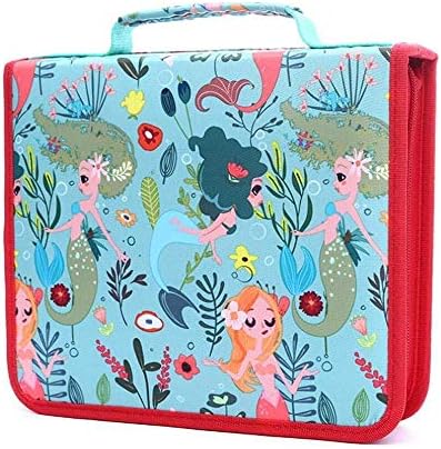 Canvas Wrap 120/168/216 Slots Colored Pencil Painting Brushes Cases Zipper Stationery Pouch Bag Large Capacity Portable Pencil Bag for Prismacolor Watercolor Coloring Pencils, Gel Pens For Student & A