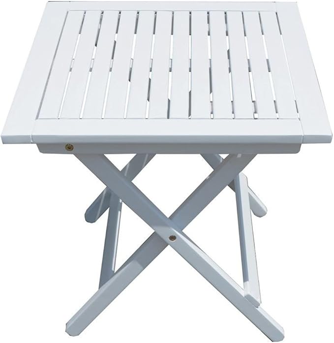 nxtbuy Tisch Gilbert aus Holz in weiß mit praktischem Klappmechanismus