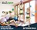 A2ZCARE Toning Ball - Weighted Toning Exercise Ball - Soft Weighted Medicine Ball for Pilates, Yoga, Physical Therapy and Fitness - Purple (8lbs)