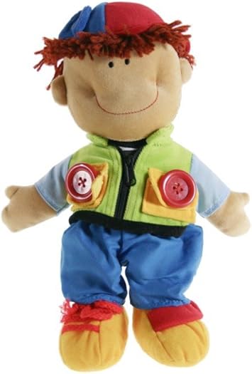 Amazon.es: CAL FUSTER - Muñeco de Trapo con Vestido para fomentar la motricidad Infantil. Medidas: 33x23 cm.: Juguetes y juegos