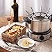 Fondue Aicok Electric Fondue Set Stainless Steel Fondue Pot, Melting Pot for Cheese Chocolate, including 8 Forks and Fork Holder, 1.4L, 1500W