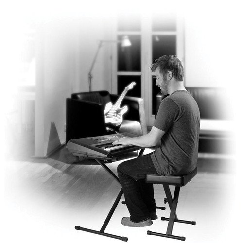 On Stage Stands Keyboard Stand/Bench Pak with KSP100 Sustain Pedal