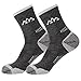 innotree 3 Pack Men's Merino Wool Hiking Socks, Full Cushioned Hiking Walking Socks Moisture Wicking Quarter Crew Socks