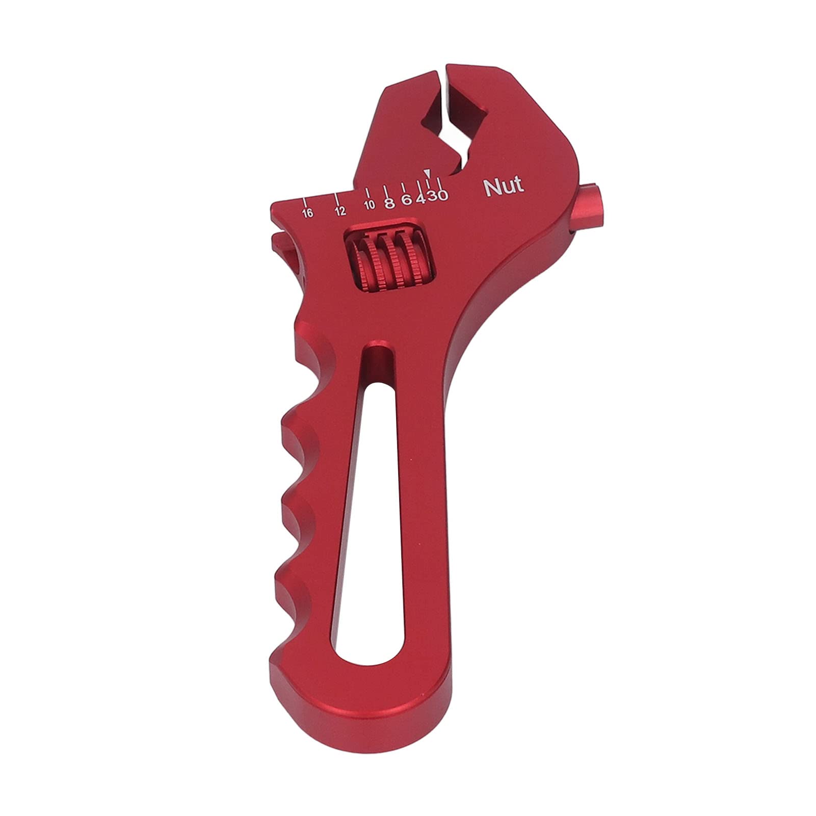 Fitting Wrench Hose Wrench Aluminum Lightweight Spanner Tools AN3 AN4 AN6 AN8 AN10 AN12 AN14 AN16 (Red)