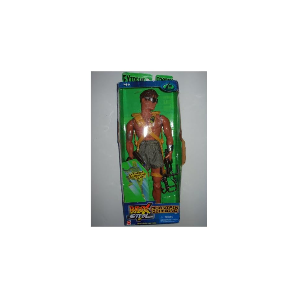 Max Steel Mountain Climbing Action Figure Climber Doll on PopScreen