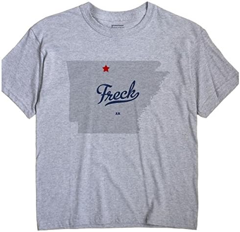 Freck Arkansas AR MAP GreatCitees Unisex Souvenir T Shirt