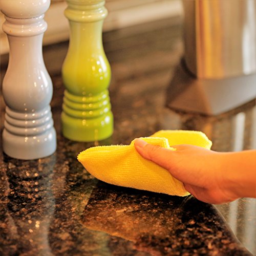 image for Youngever 60 Pcs(50+10) - Microfiber Cleaning Cloth Pack - for cleanin