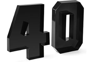 Datyiiha Cardboard Number for Charcuterie 40 Set Fillable Tray 10.2'' Black Charcuterie Paper Box for 40th Birthday Anniversary Party Decorations Chocolate Candy Cupcake Container